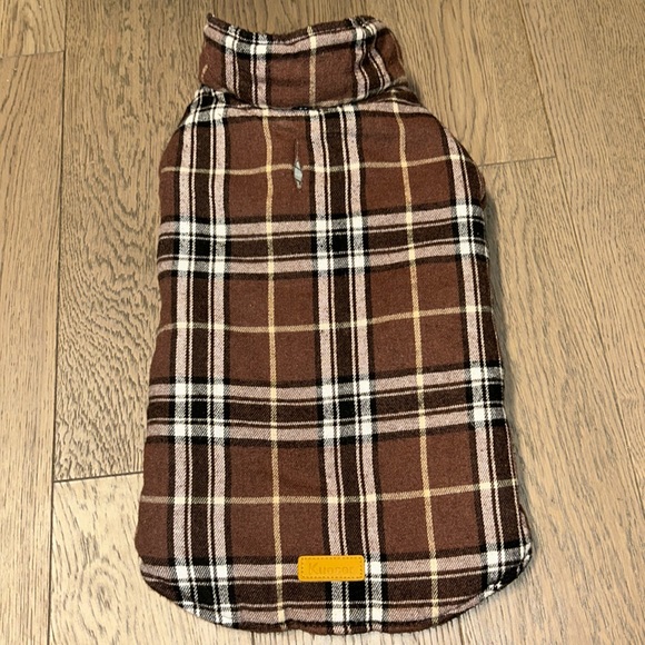 Kuoser reversible dog jacket / flannel - Picture 2 of 6